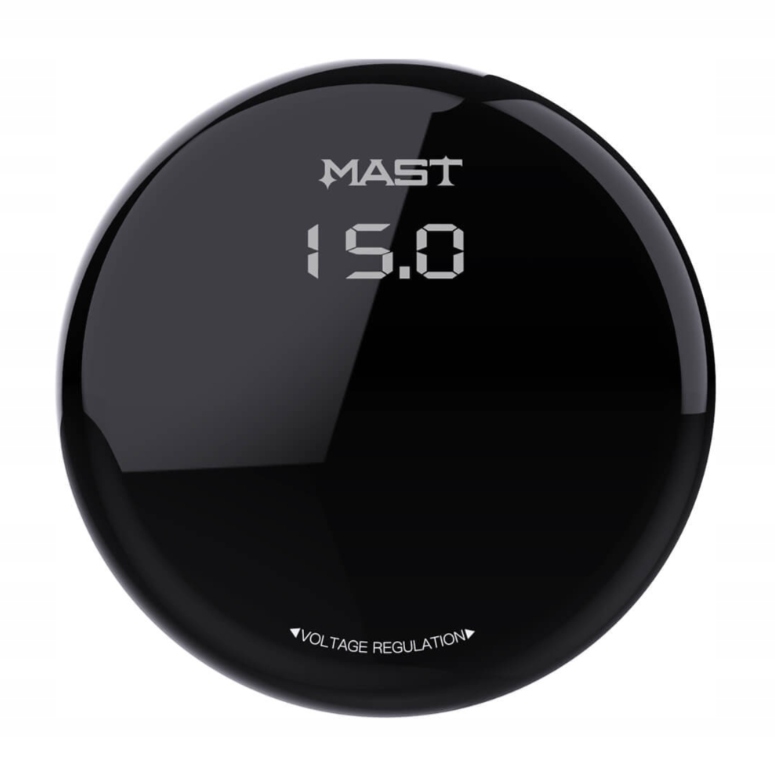 Napájecí zdroj Mast Circle P150 na tetování a Pmu, dotykový, 4 – 15 V, černý