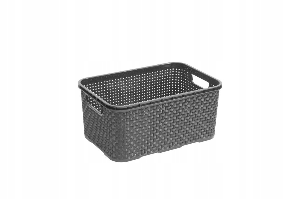 

Kosz Rattan Pojemnik Pudełko 7L 1742 Antracyt
