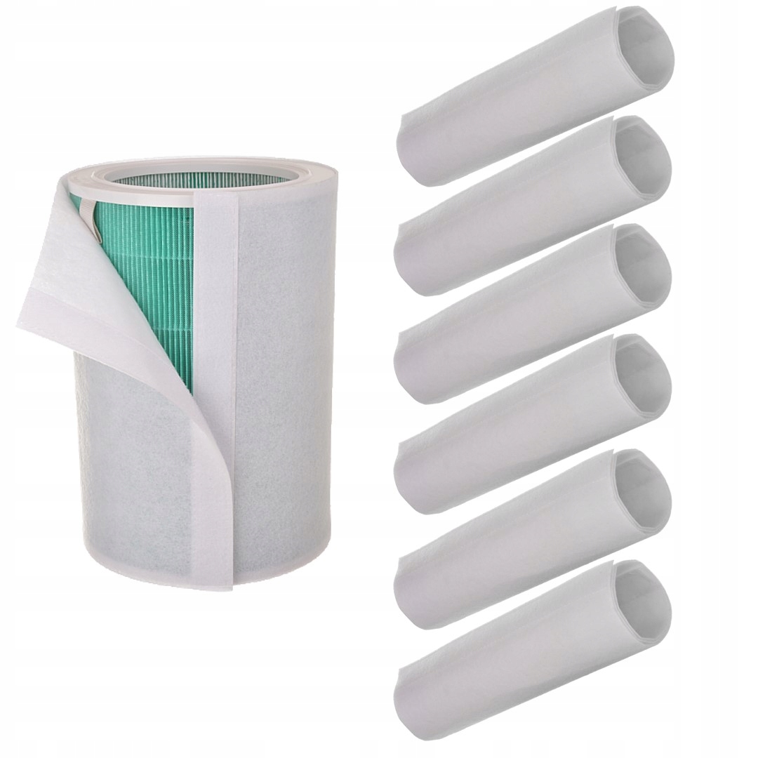 6x BAWEŁNA FILTR DO XIAOMI AIR PURIFIER 1 2 2S 3 3H PRO MAX Ochronny rzep