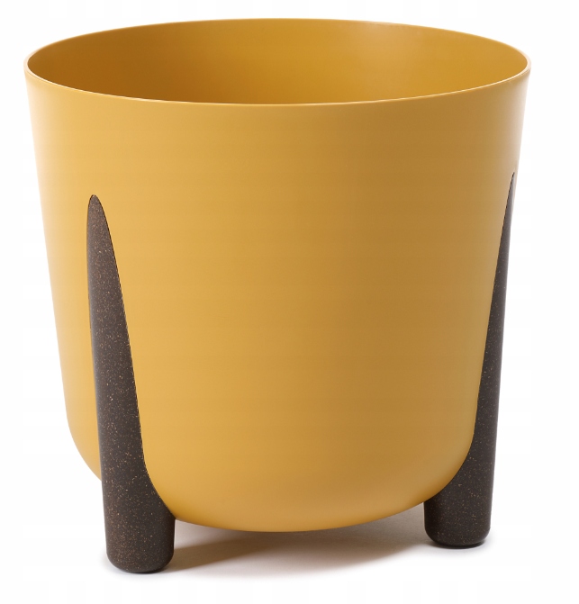 

Doniczka Na Nóżkach Donica 25CM Musztardowa H25 CM