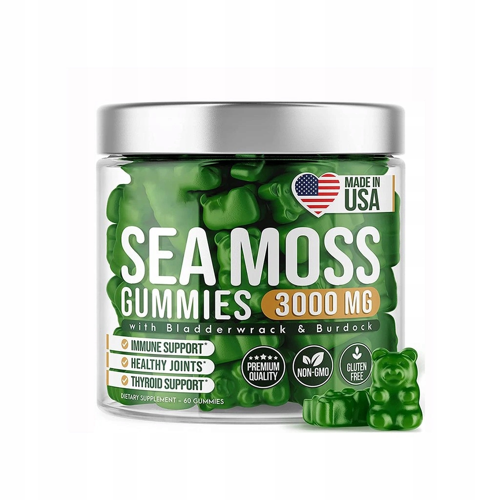 Levně Mořští medvídci z irského mechu 1420 mg 60 medvídků