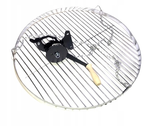 KOŁOWROTEK ŁAŃCUCH ROLKA RUSZT chromowany fi- 70cm Materiał stal