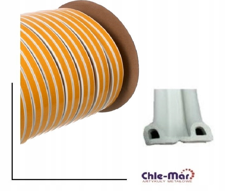 Uszczelka do okien PROFIL "P" 9x5,5mm 100M BIAŁA