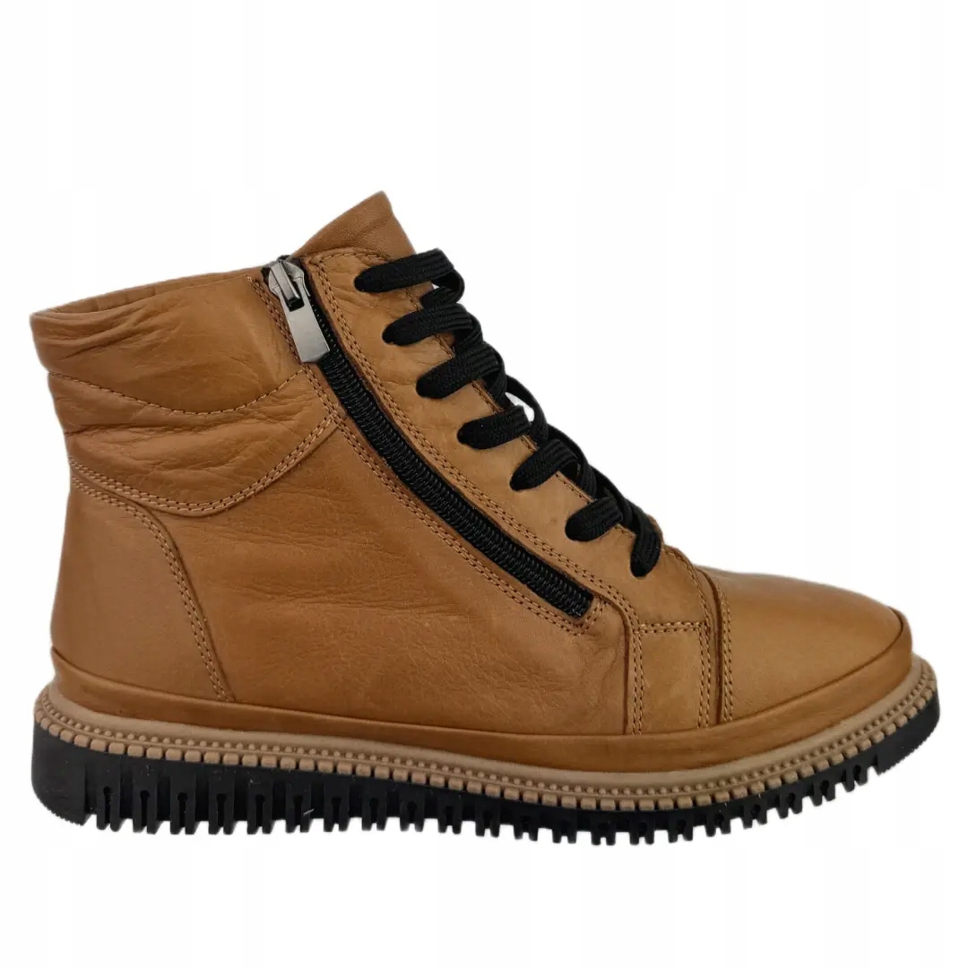 Dámské kotníkové boty Artiker 55C0788 camel 41, Hnědá