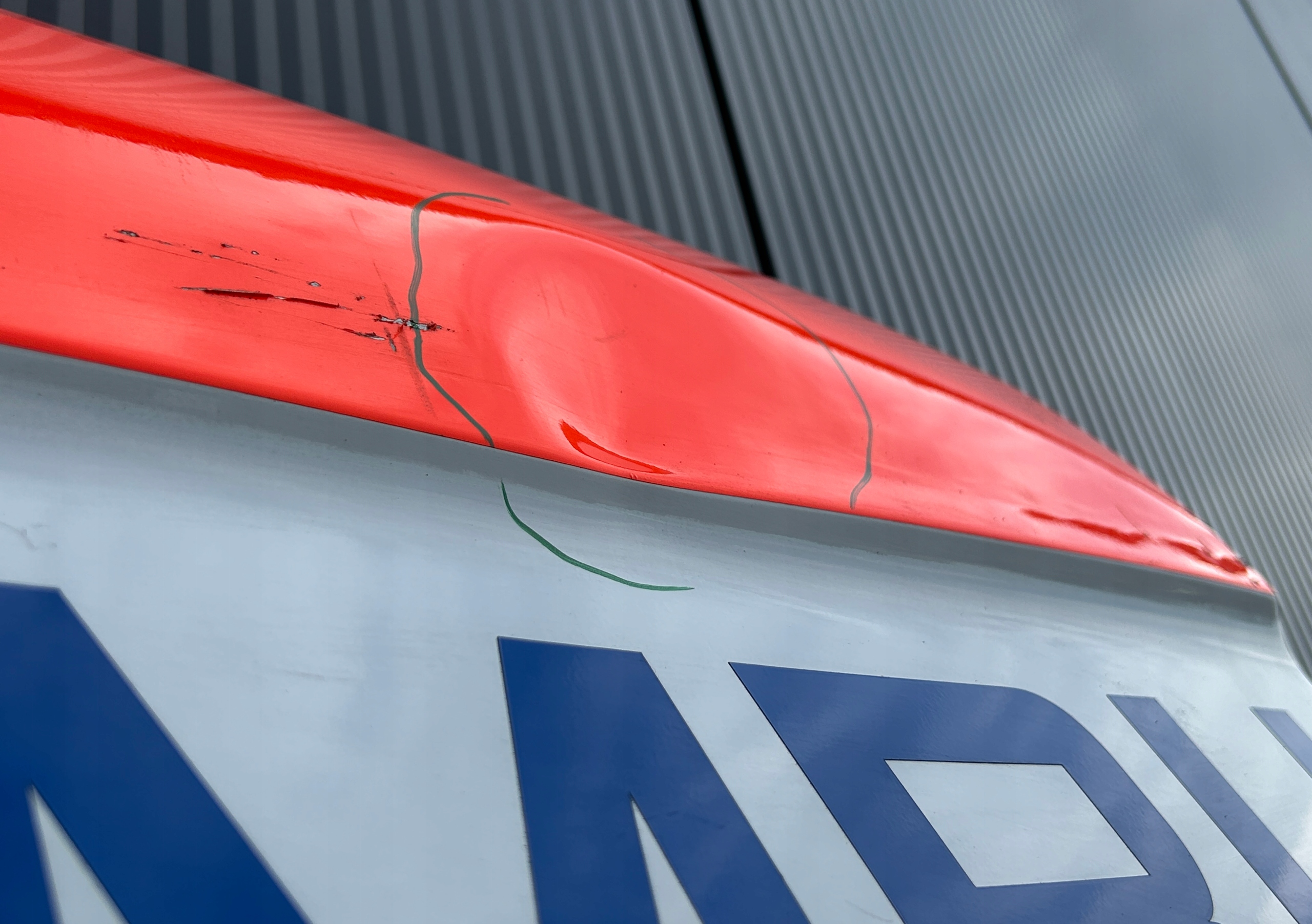 Tür SKRZYDLO links heck MERCEDES SPRINTER 907