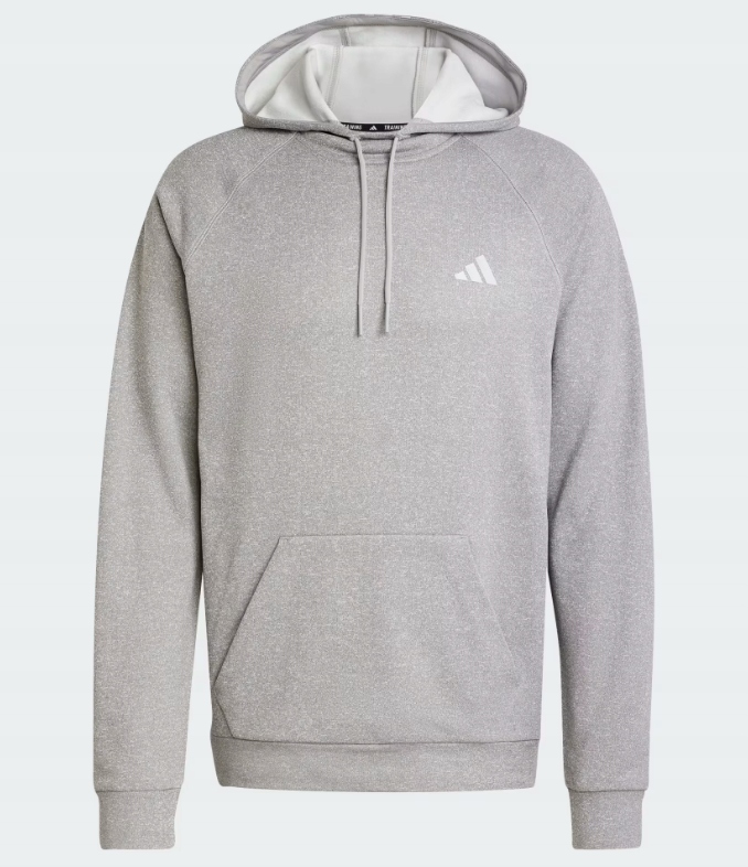 Adidas tepláková mikina na zip s kapucí s kapucí, šedá