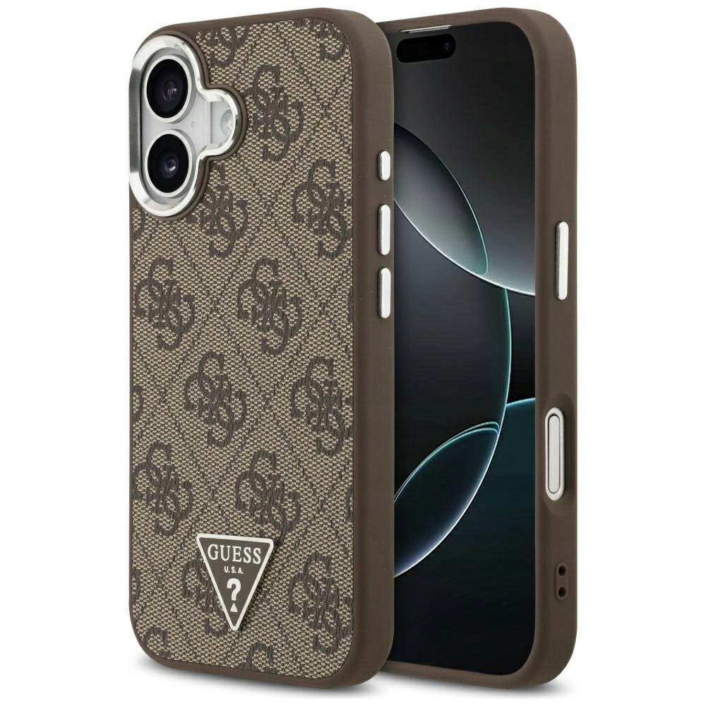 Originální pouzdro Guess MagSafe pro iPhone 17, stříbrný obal v zadní kryt