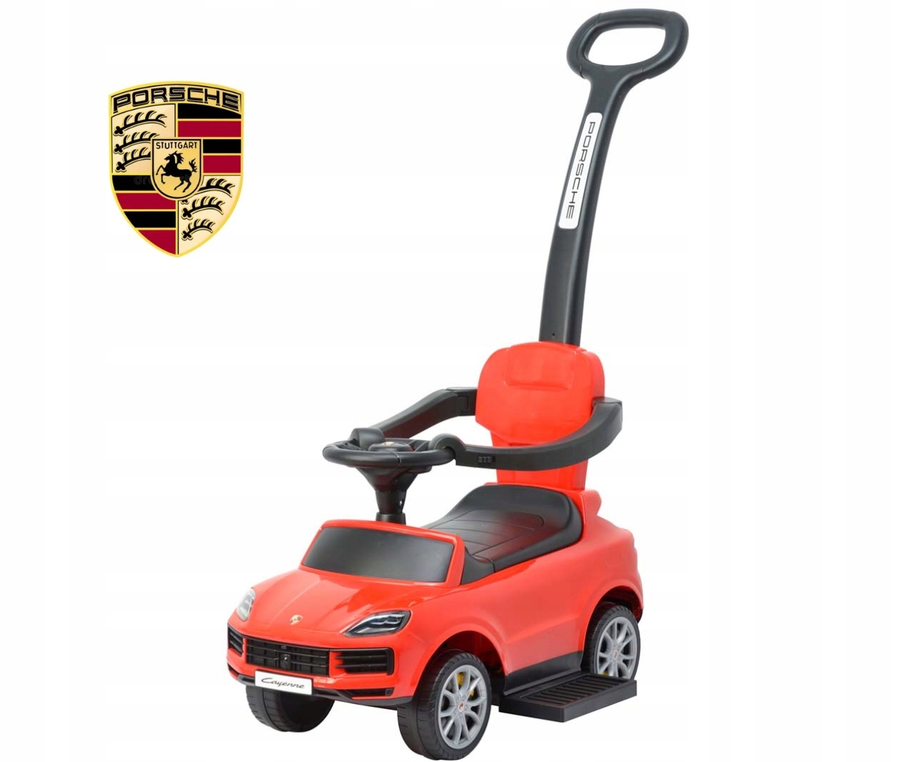 Milly Mally Pojazd z rączką Porsche Cayenne Red