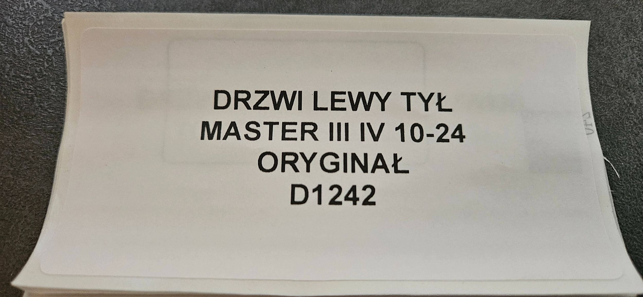 tür links heck MASTER III IV 10-24 original
