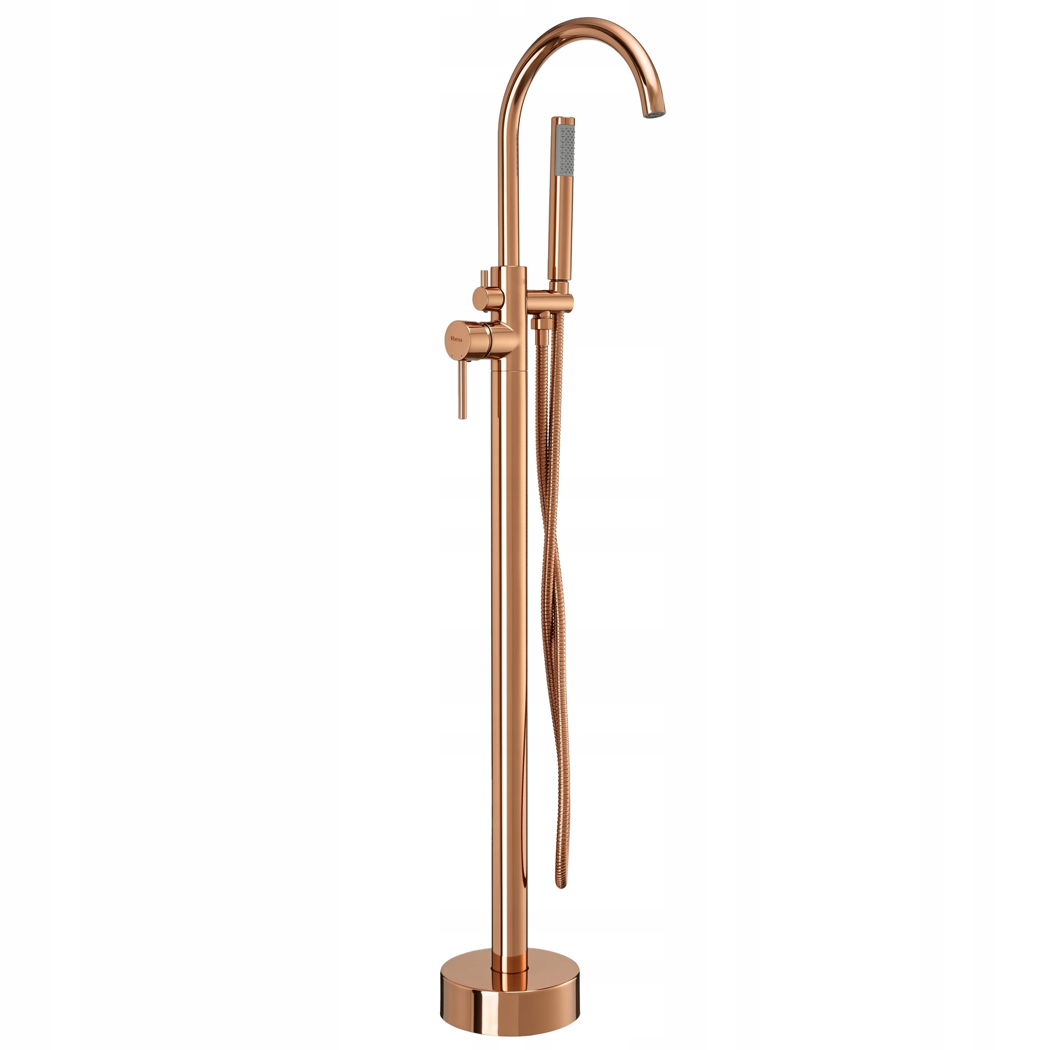 Volně Stojící Podlahová Vanová Baterie Měď Pohyblivá Rea Lungo