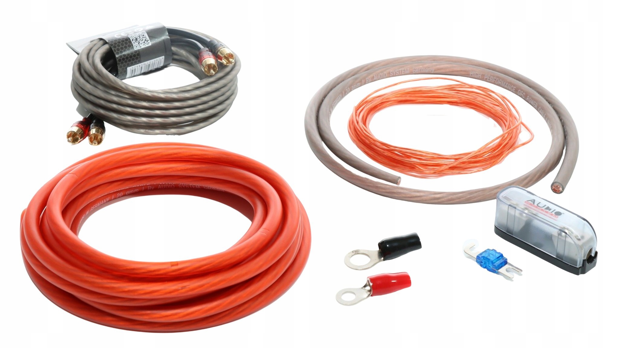 Audio System Z-PCSC20 sada kabelů pro zesilovač 20 mm2 měď Ofc Cu 5 m
