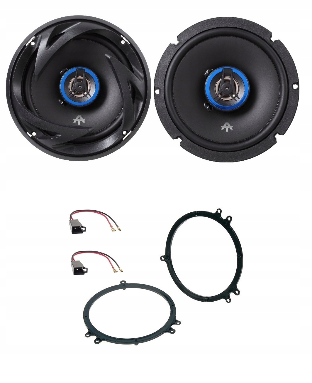 Automobilové reproduktory 165 mm Autotek ATX62 Audi A3 8L A4 B5 A6 C5 Vzdialenosť
