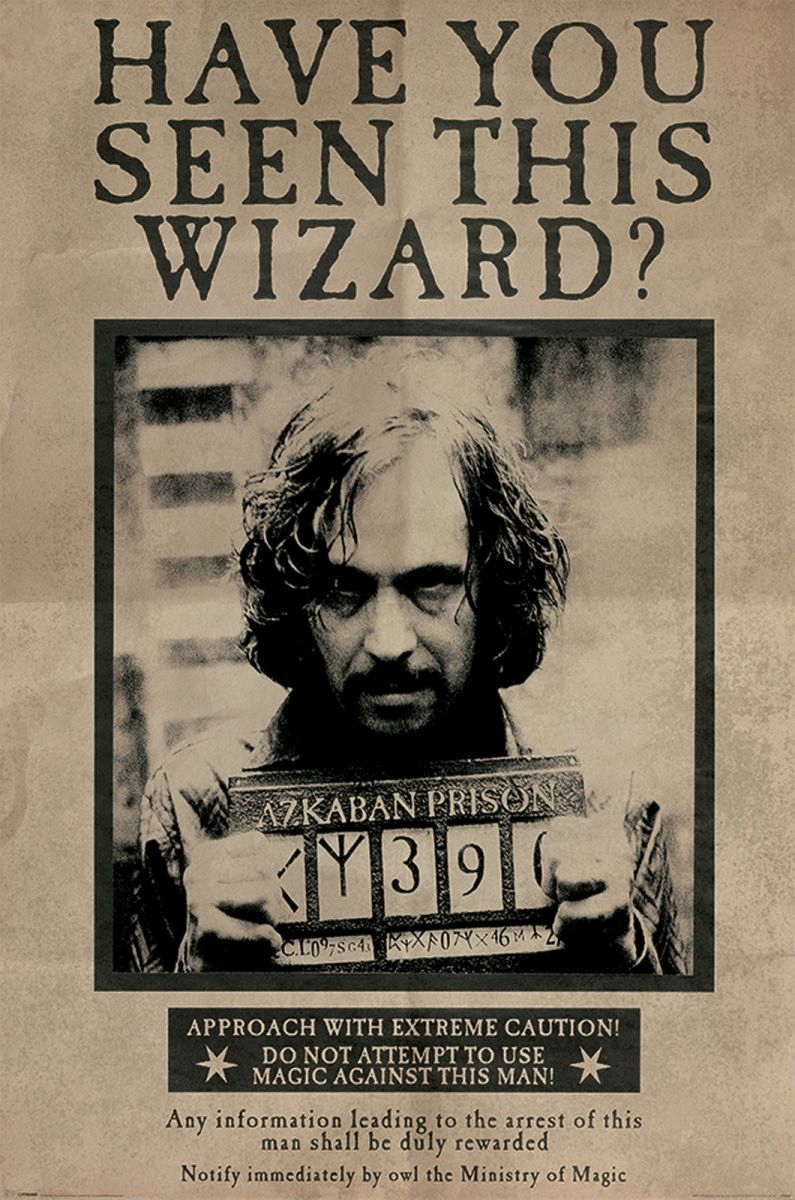 

Harry Potter Syriusz Black Wanted plakat 61x91,5cm
