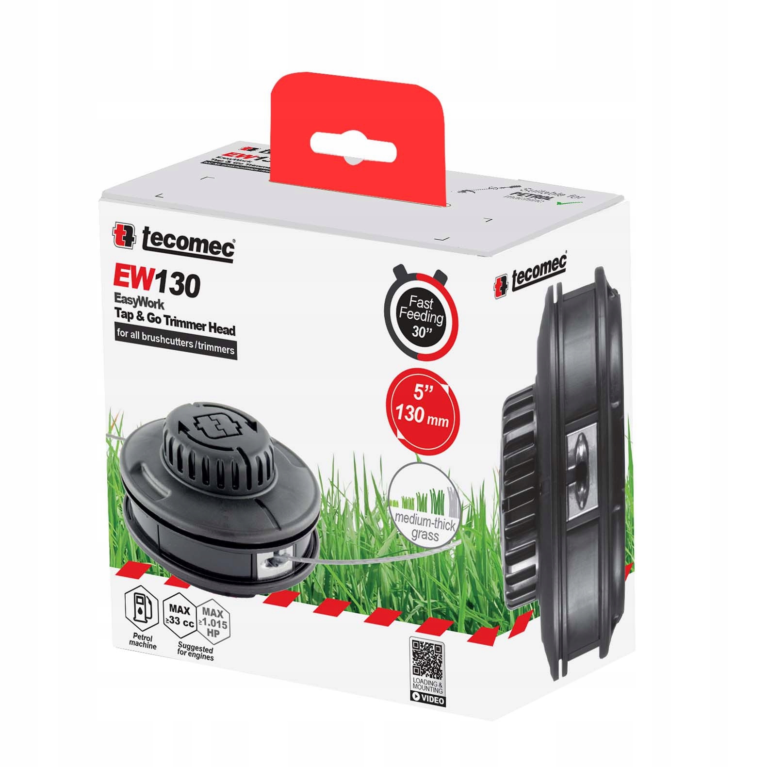 PROFESJONALNA GŁOWICA ŻYŁKOWA DO KOSY SPALINOWEJ LONGLIFE 2,4mm 130mm