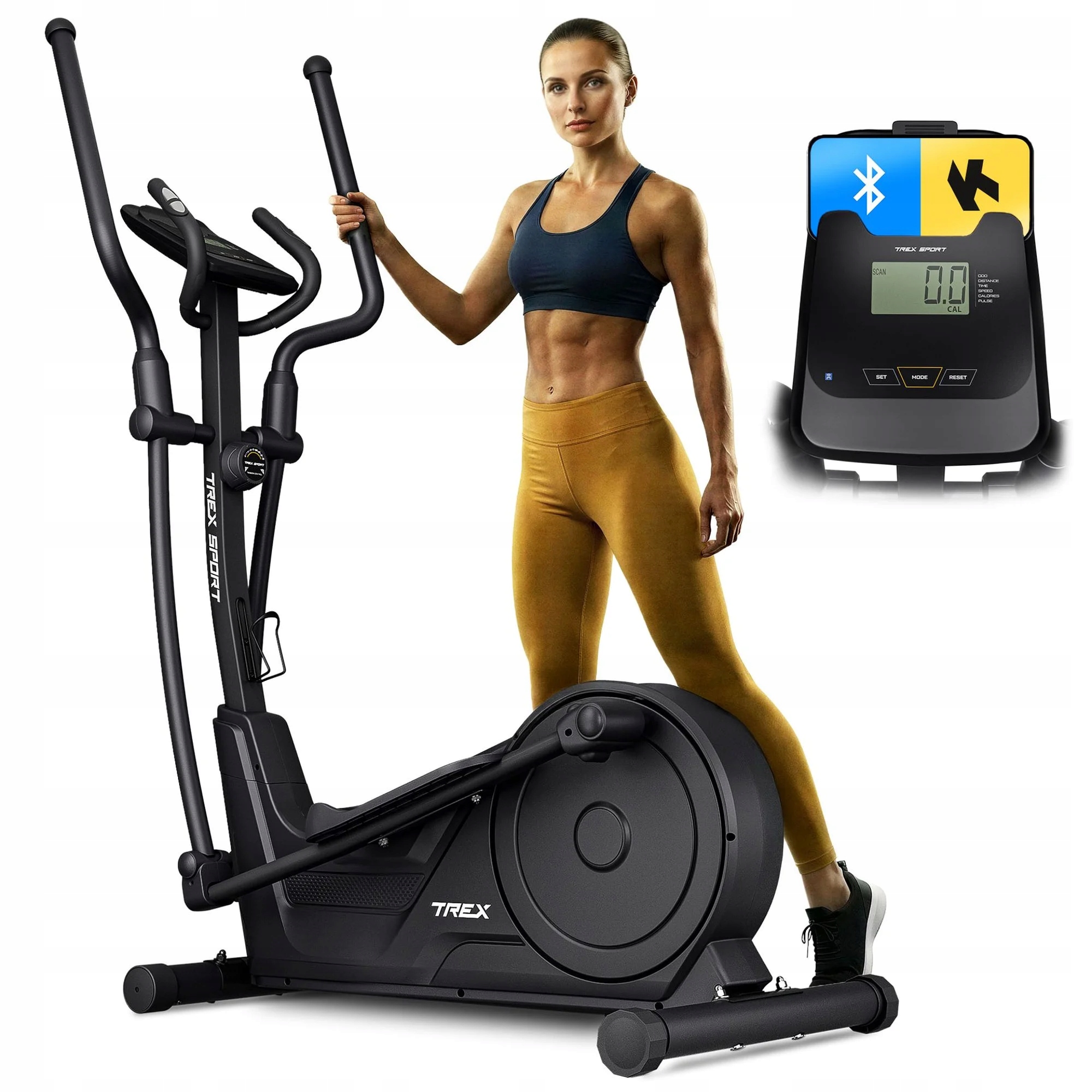 Orbi-trek Trenażer Magnetyczny Rower Eliptyczny Kinomap LCD Krad Trex Sport