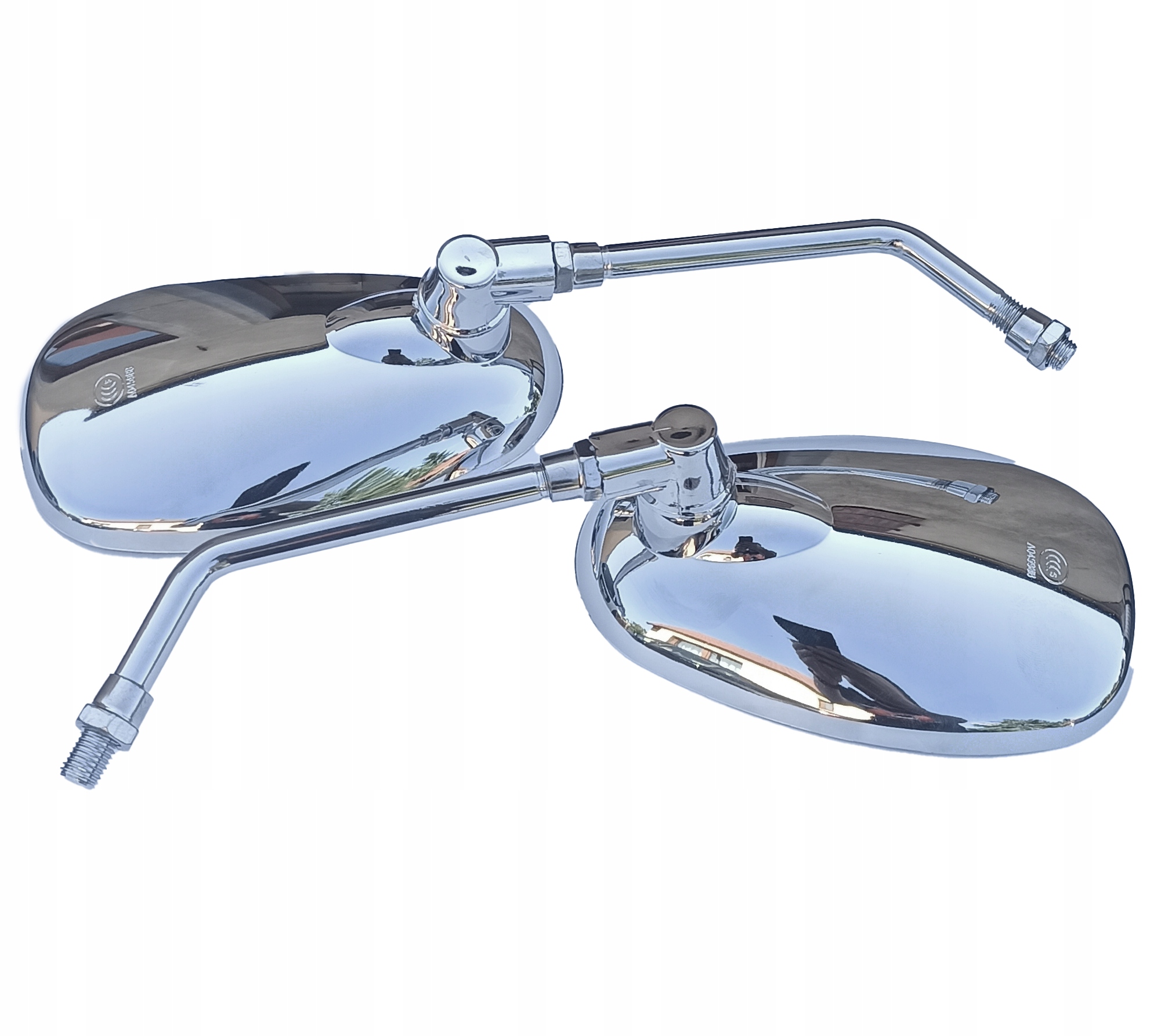 Lusterka Chrom Chopper Honda Shadow 600 Vt 125 750 1100 C2 Spirit Vtx Rebel