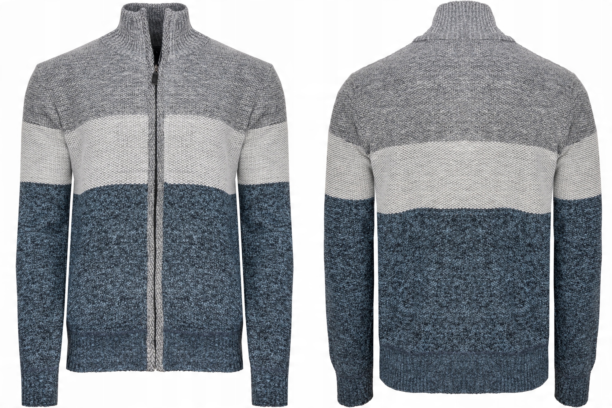 

Sweter Męski Wełniany Z Polarem Ocieplany Golf 3XL
