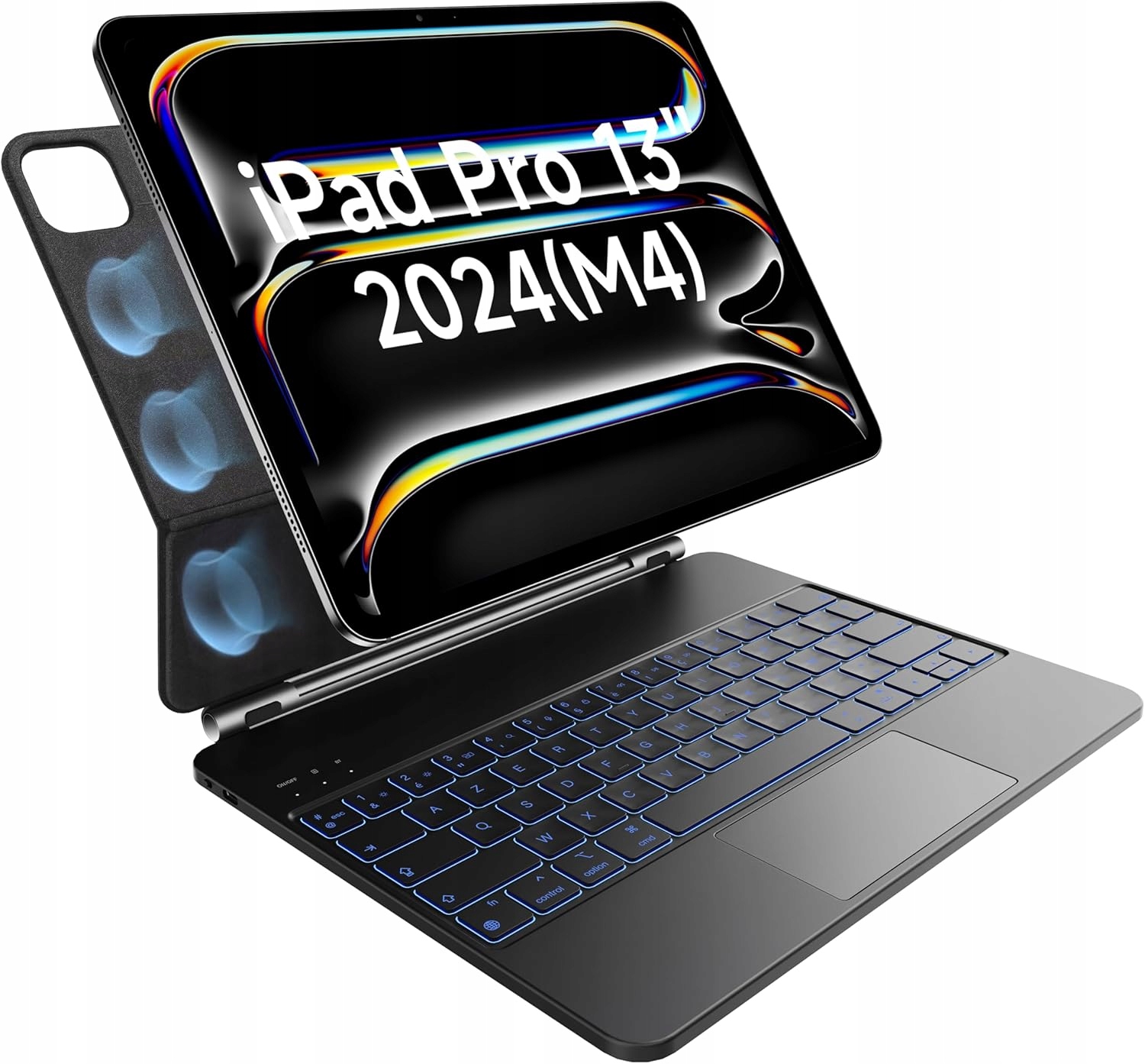 Puzdro s klávesnicou pre iPad Pro 13 M4 Hou MF12 Azerty touchpad s podsvietením
