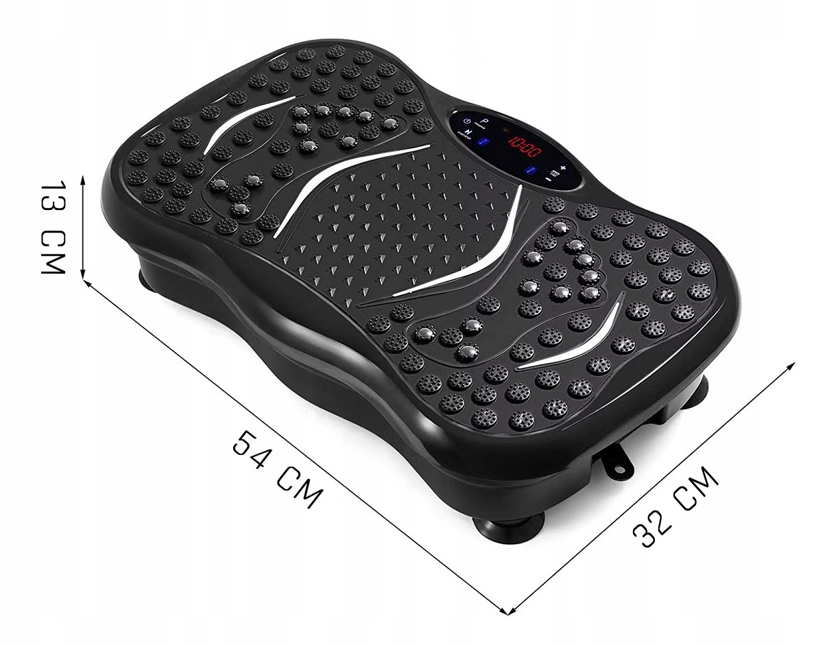 ВІБРОПЛАТФОРМА МАСАЖЕР ДЛЯ ТРЕНУВАННЯ ВСЬОГО ТІЛА ЕСПАНДЕРИ ДЛЯ СХУДНЕННЯ Кількість програм: 5