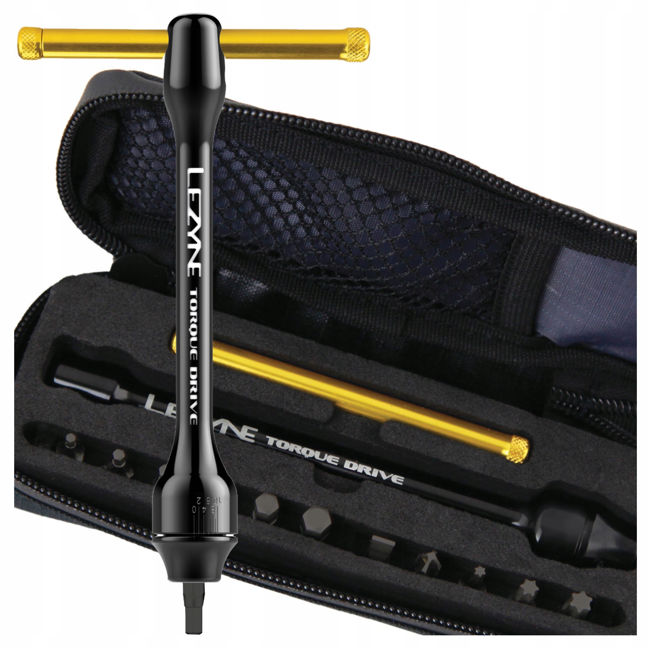 Klucz Dynamometryczny Rowerowy Lezyne 2-10Nm Zestaw Bitów Futerał