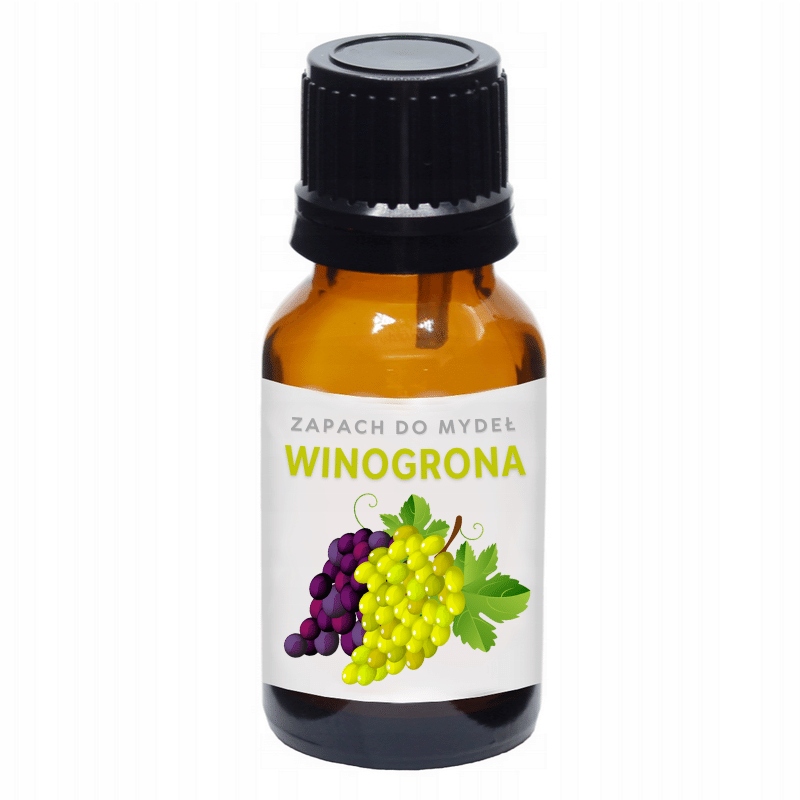 

Zapach do mydła bazy glicerynowej 10ml Winogrona