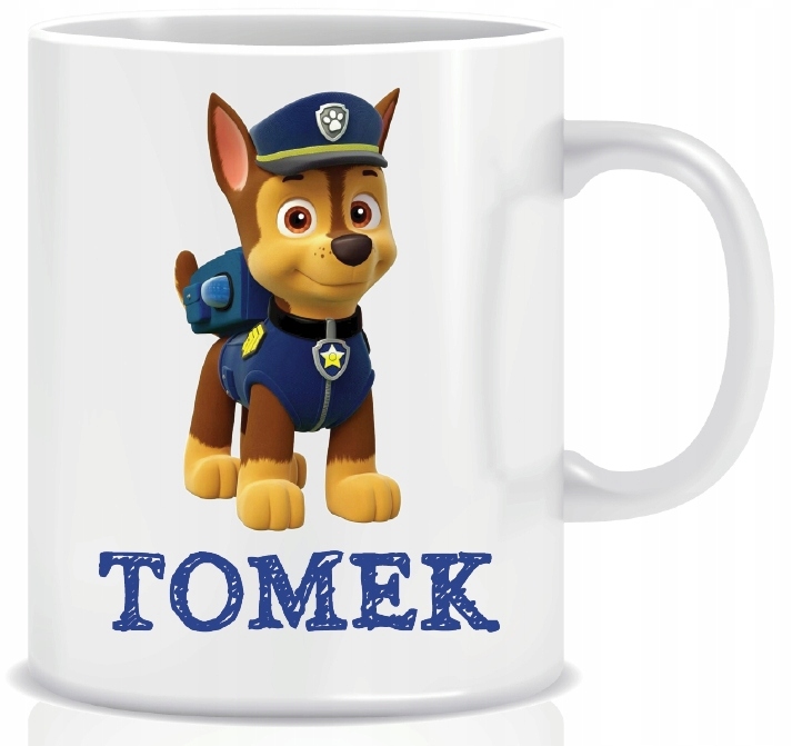 

Kubek Psi Patrol Chase z Imieniem kartonik