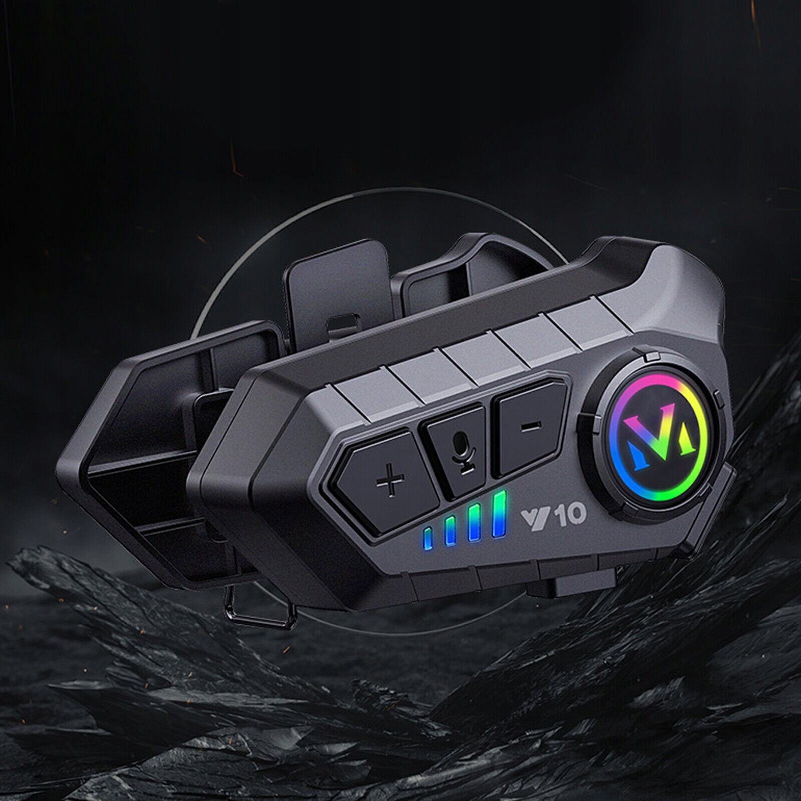 SŁUCHAWKI DO KASKU MOTOCYKLOWEGO BLUETOOTH 5.3 DWUSTRONNE STEREO HIFI IPX6 Producent bez marki