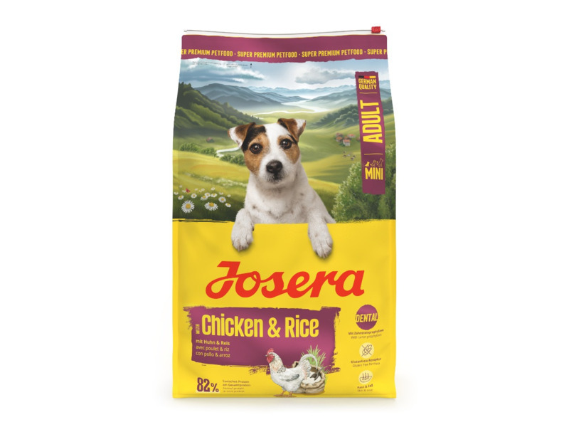 Karma dla psa Josera Mini Kurczak z ryżem 10 kg