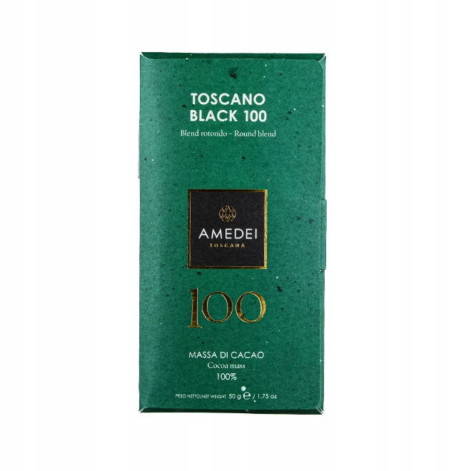 Levně 2x Amedei Tmavá čokoláda Toscano Black 100% 50 g