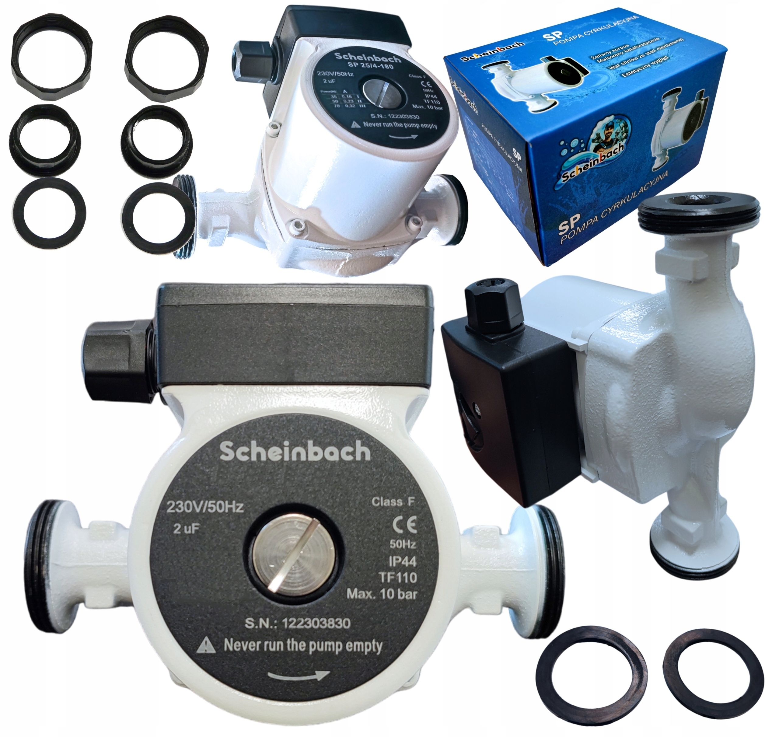 Oběhové Čerpadlo Pro Teplou Vodu Cirkulační Každých 25-60 180 Stupňů, 3-RYCHLOSTNÍ Šroubení