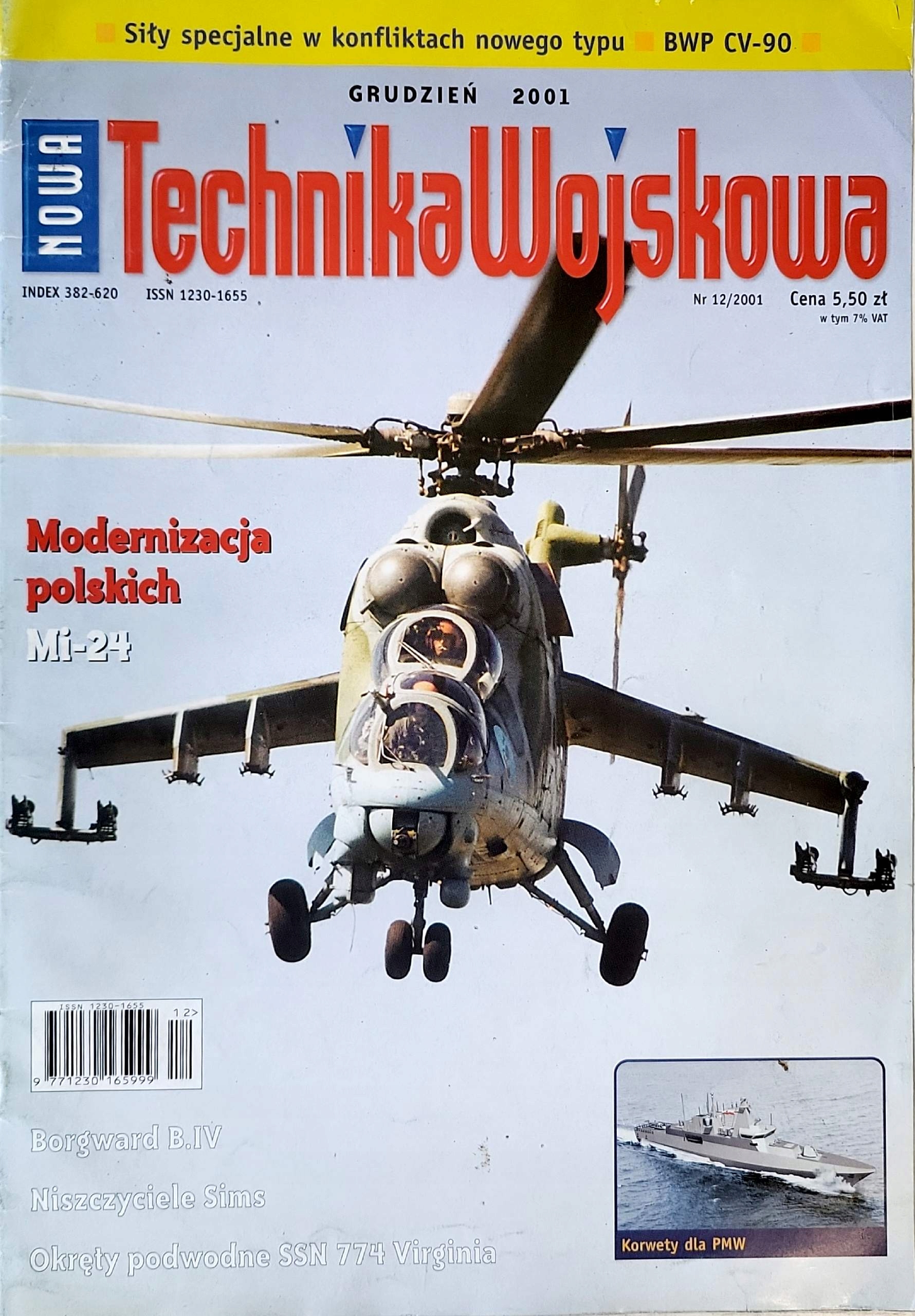 NOWA TECHNIKA WOJSKOWA 12/2001