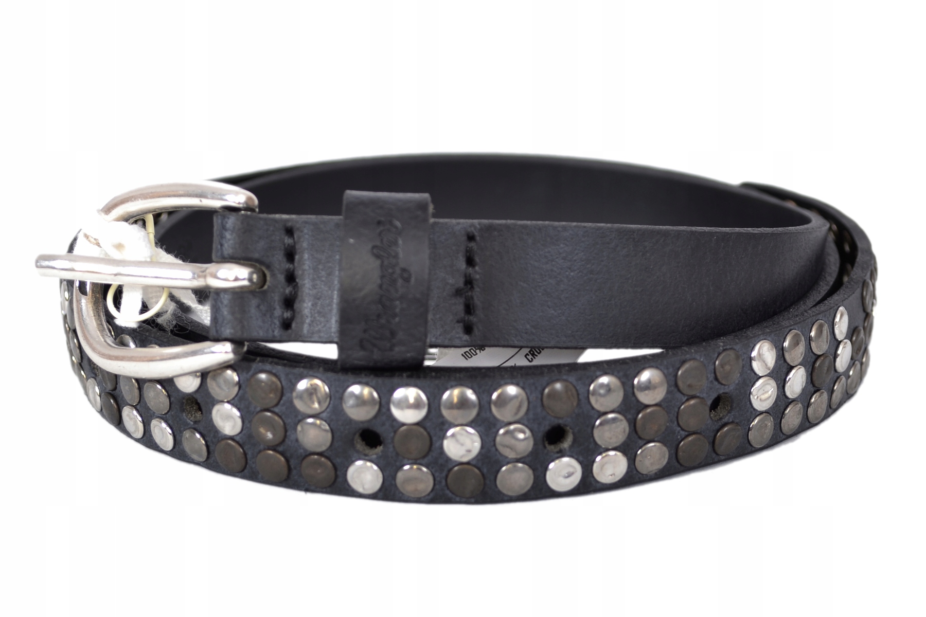 

Wrangler Studded Belt Black Pasek Damski 90