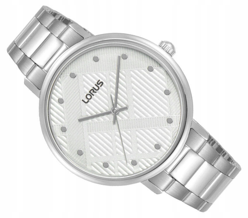 Dámské Klasické Vodotěsné Ocelové Stříbrné Hodinky Lorus RG297UX9