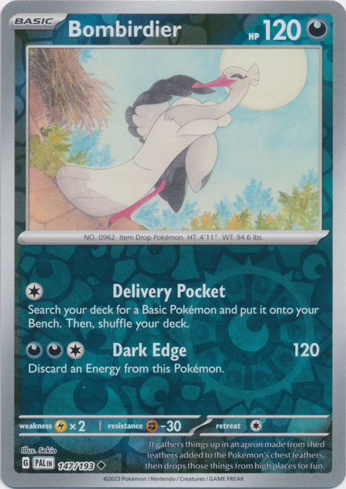 Bombirdier 147/193 Reverse Holo Pokemon