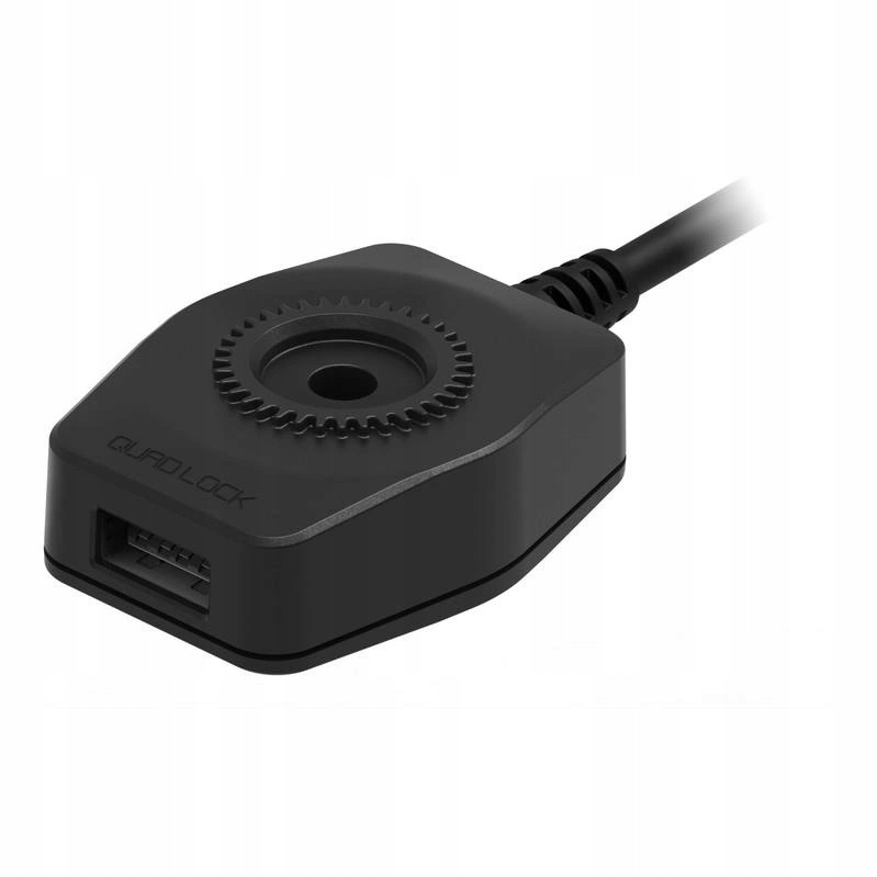 Ładowarka Quad Lock motocyklowa Usb czarny