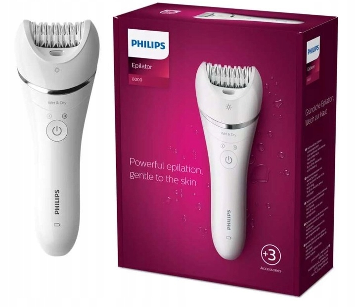 DEPILATOR PHILIPS BRE 700/00 SERIA 8000 NA SUCHO I MOKRO
