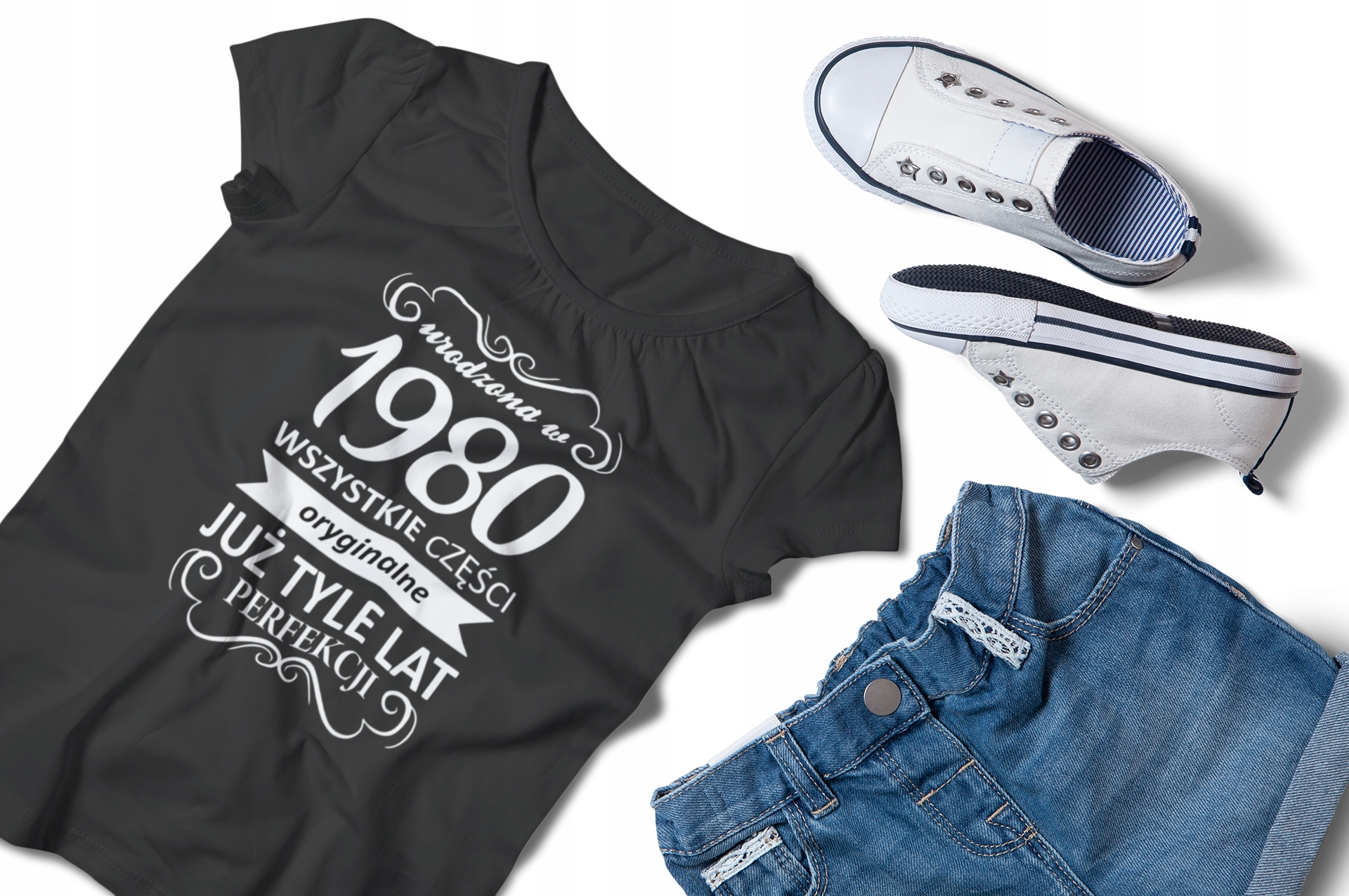 DAMSKA KOSZULKA URODZINY 18 30 40 50 60 70 S