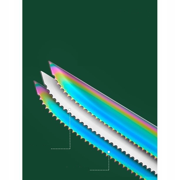 ZESTAW NOŻY DO GRILLA STEKÓW DO CHLEBA STAL NIERDZEWNA Marka Deik