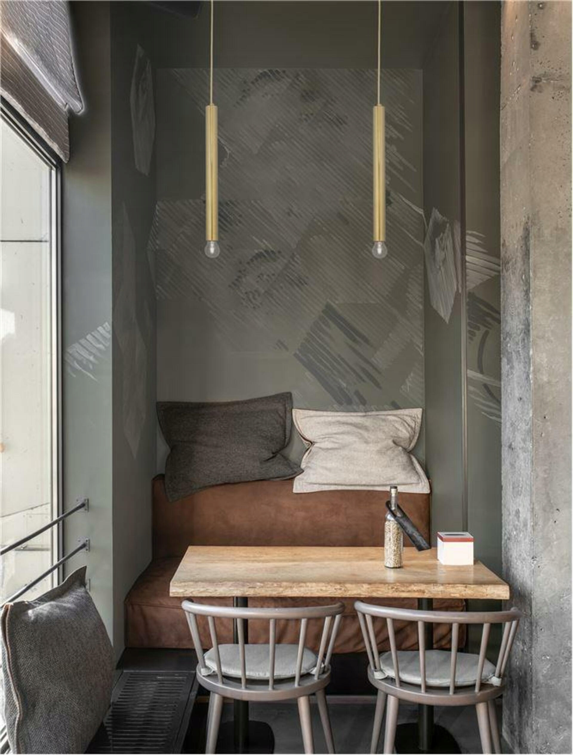 Nova Luce závěsné svítidlo Norway zlatý hliník zlatý kabel E27 1x12W 230V I