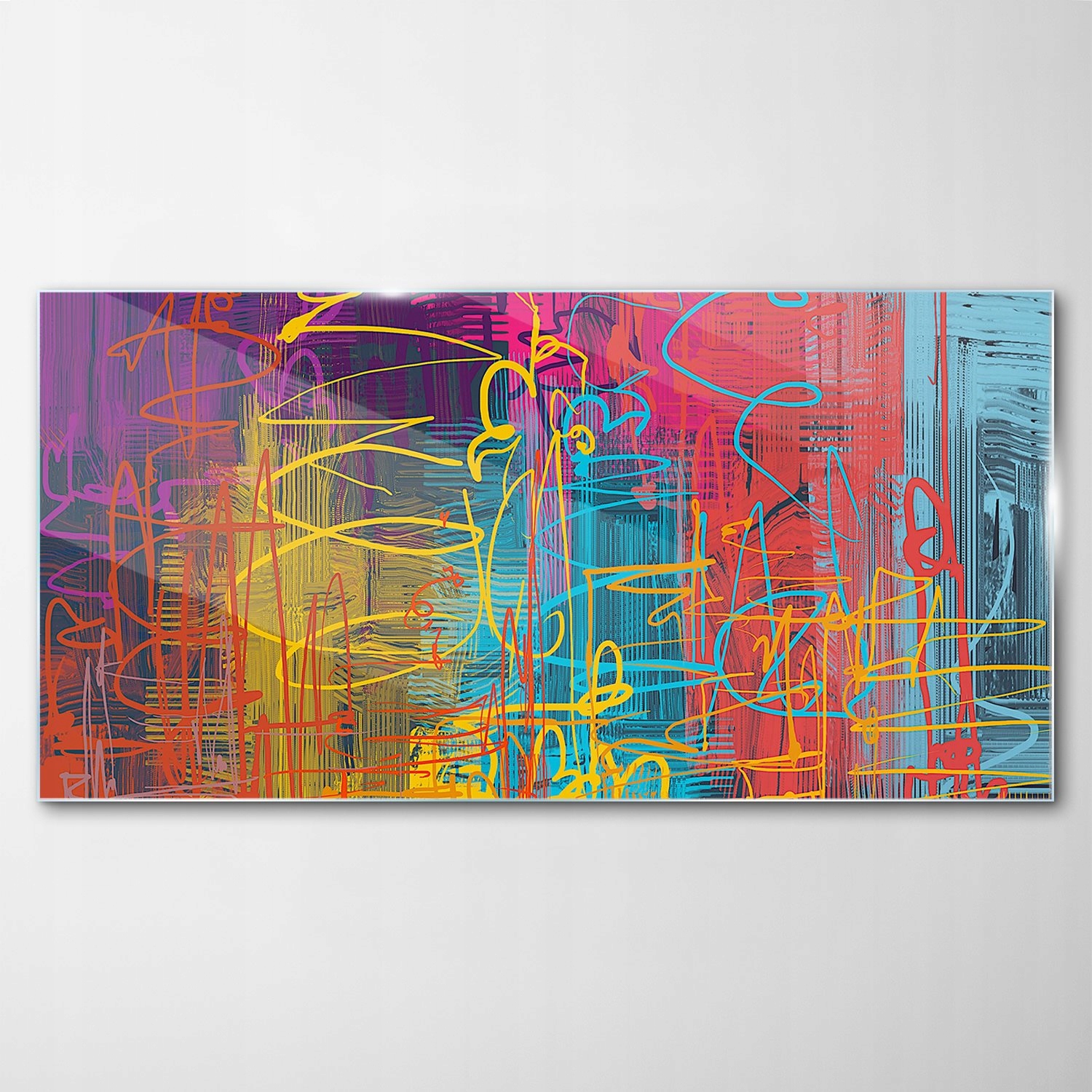 

Obraz na Szkle Dekor Abstrakcja Art Sztuka 140x70