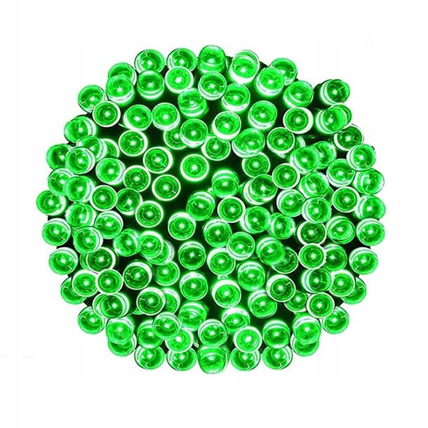 LAMPKI CHOINKOWE 300 LED ZIELONE ZEWNĘTRZNE / WEW