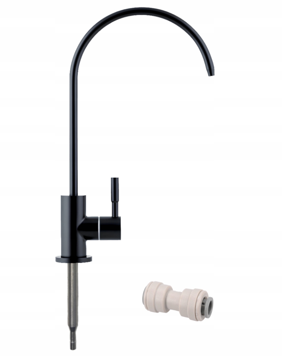 Aquaphor Černá výtoková kuchyňská baterie s rychlospojkou Osmoza kohoutek
