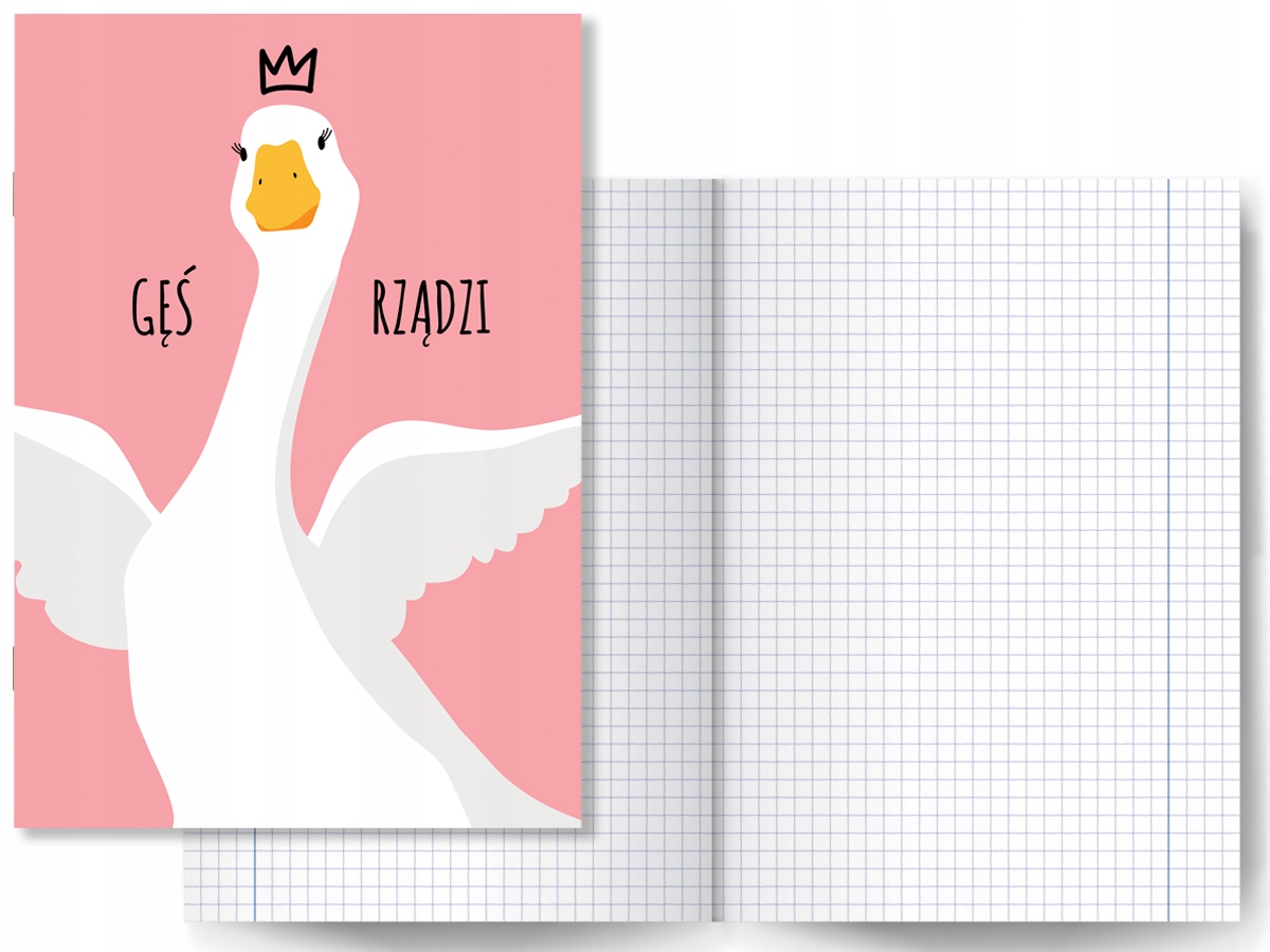 Zeszyt 60k Gęś Pipa Pluszak Maskotka HIT 5 sztuk EAN (GTIN) 5903612285351