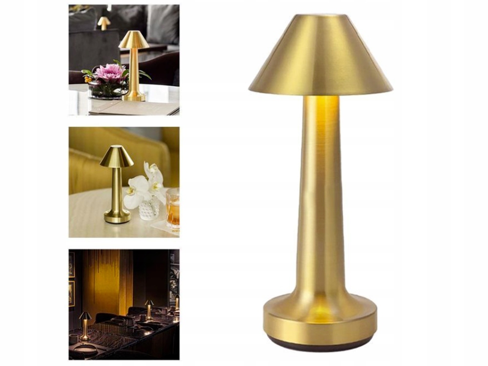 LAMPKA NOCNA STOŁOWA DO SYPIALNI DOTYKOWA LAMPA 3 STOPNIOWA BEZPRZEWODOWA Typ nocna stołowa