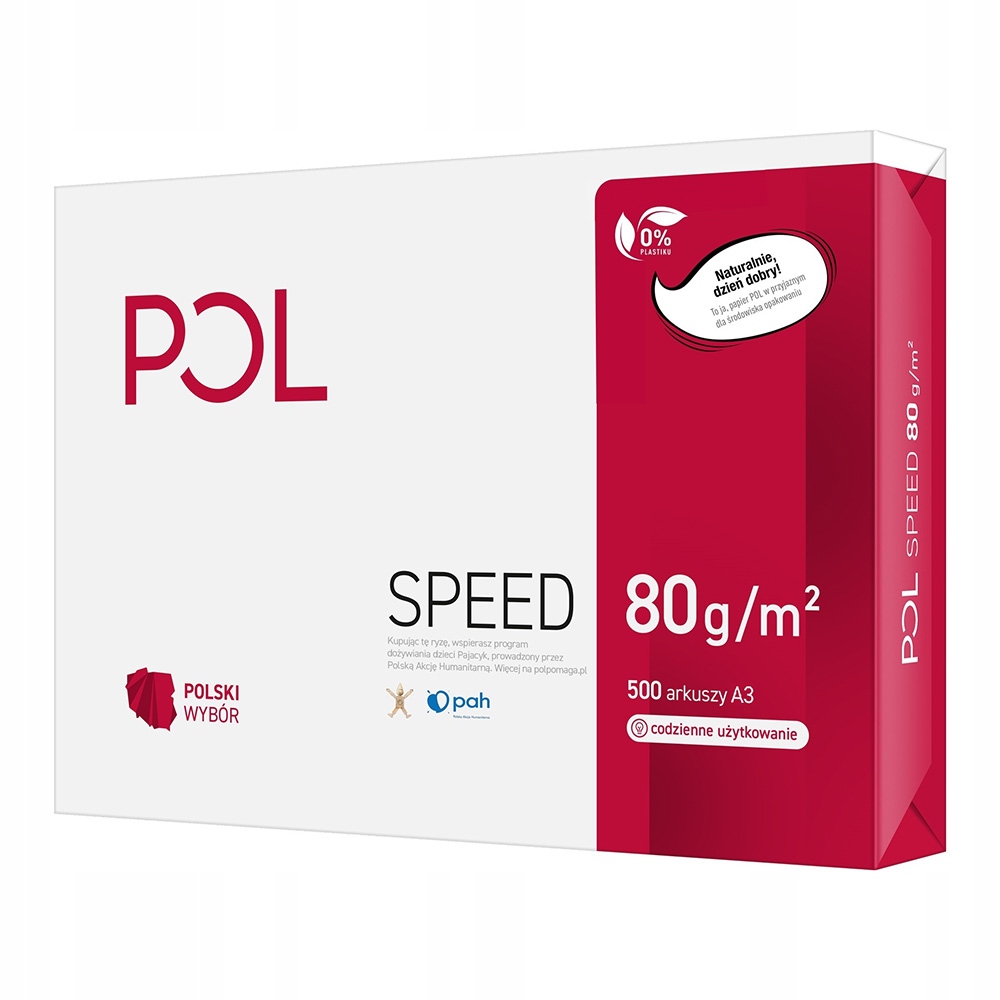

Papier Ksero Polspeed A3 80g 500 Arkuszy Klasa C