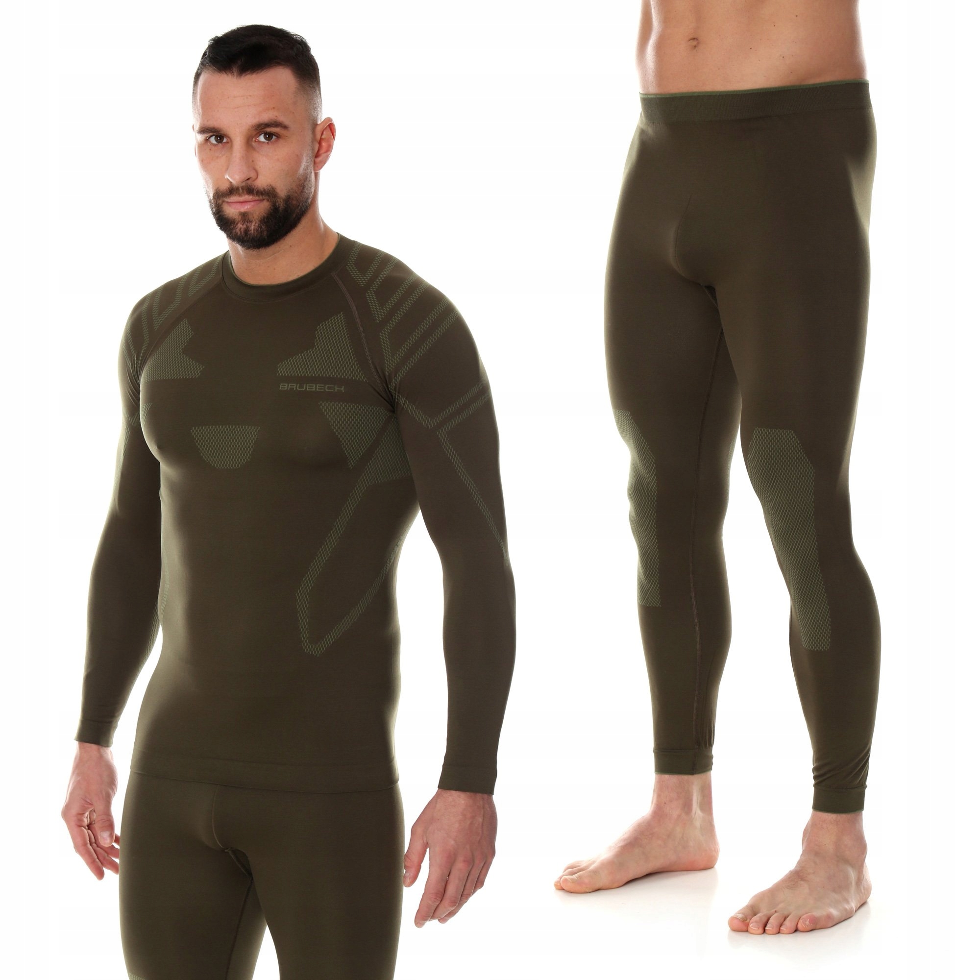 Bielizna termoaktywna BRUBECK RANGER PROTECT KOMPLET męska r.S|WYPRZEDAŻ! Marka Brubeck
