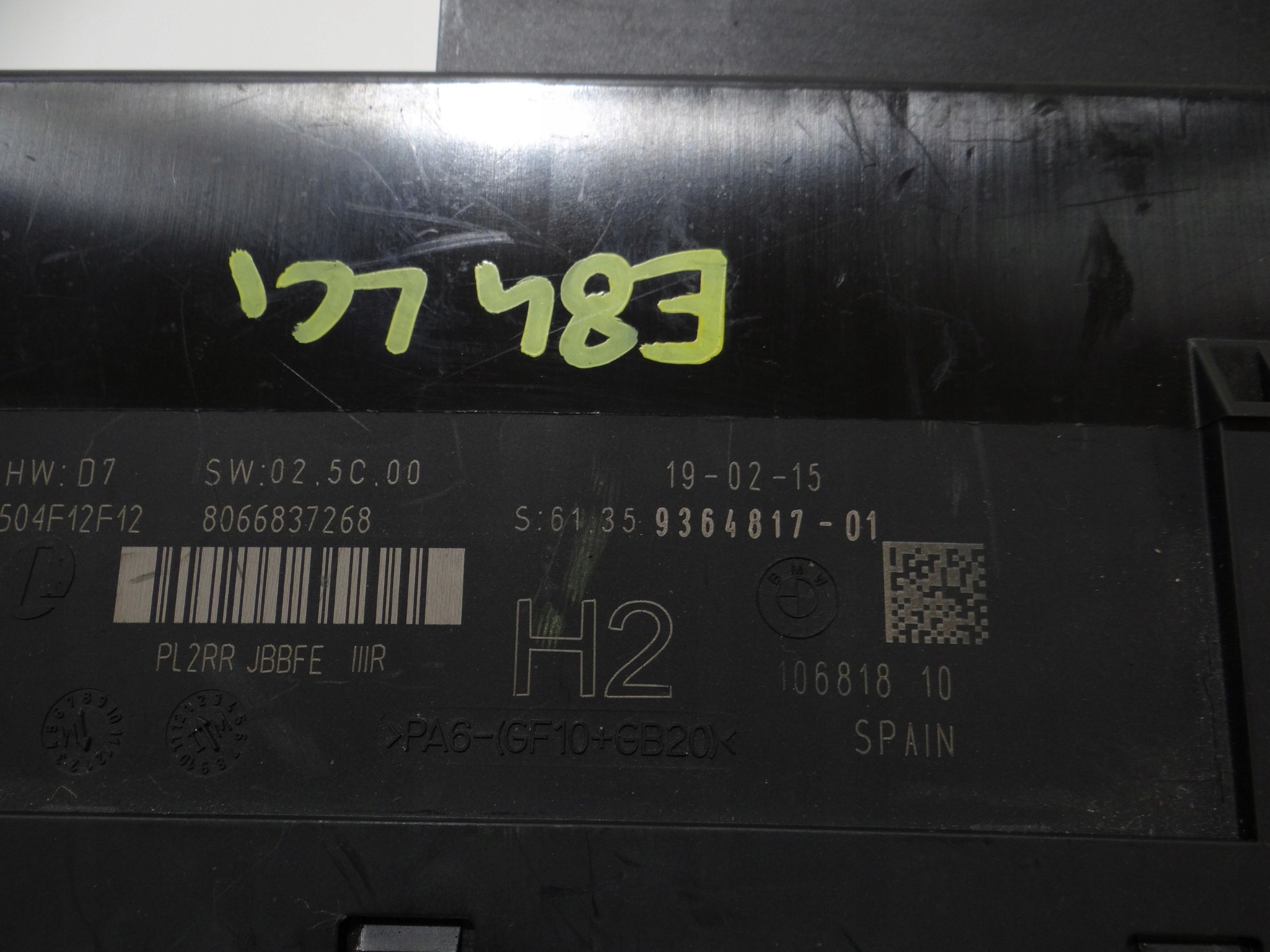 module control unit KOMFORTU BMW X1 E84 LCI 9364817