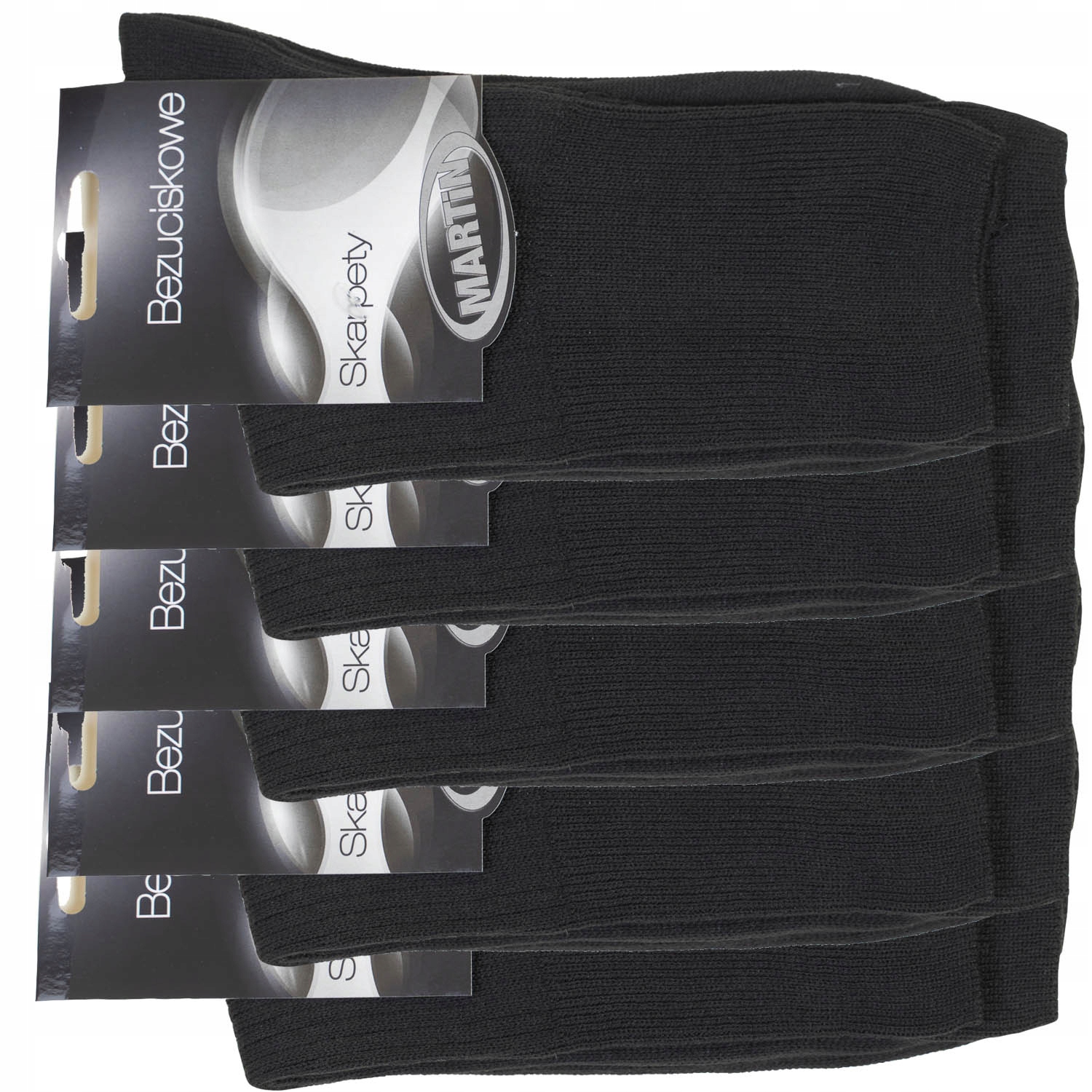 POLSKIE Skarpety Bezuciskowe Bawełniane-5par 41-43 Rozmiar 41-43