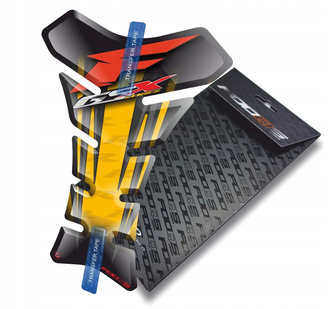 Tank-pad od firmy Fooqs pro Suzuki Gsx-f 600 650 750 Žlutý
