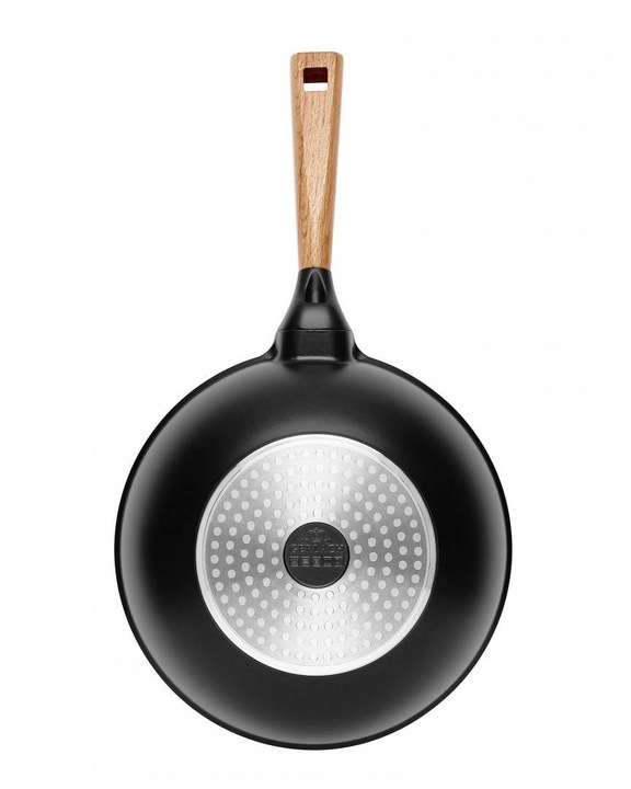 WOK PATELNIA PATELNIA WOK GERLACH 28 CM NATURE CZARNA CERAMIKA EKOLOGICZNA Marka Gerlach